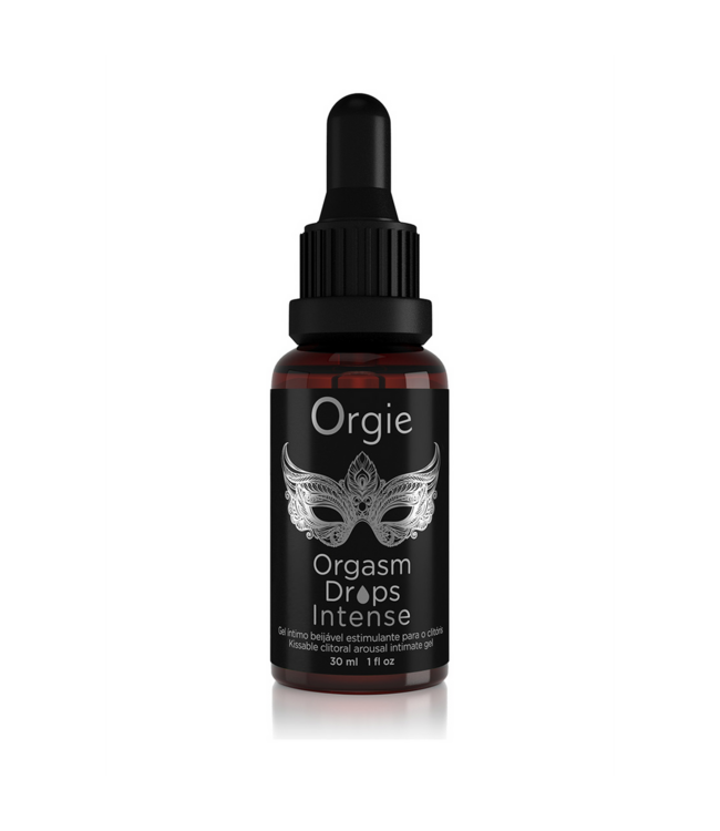 Orgie Intense Orgasm Drops - Warming Clitoral Stimulation, Apple Flavor 30ml