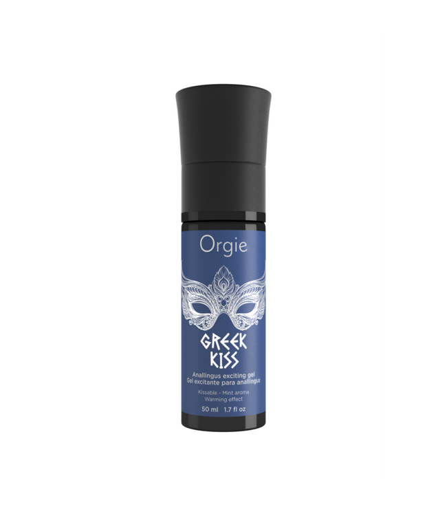 Orgie Greek Kiss Warming Gel 50ml - Exciting Minty Sensation for Analingus