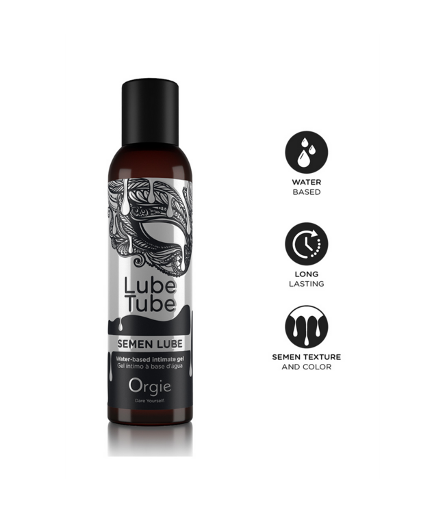 Orgie Semen Lube Natural Water-Based Lubricant - Silky Smooth 150ml
