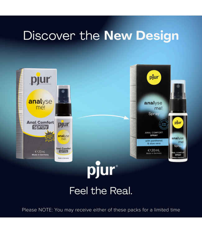 Pjur Anal Comfort Spray 20 ml – Natural Formula for Enhanced Sensitivity