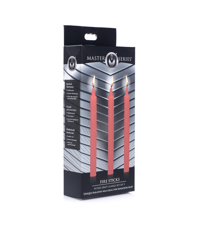 XR Brands Sensuele Drip Candles Set 3 Stuks | Veilige Lage Smelttemperatuur Kaarsen