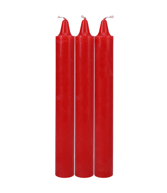 Doc Johnson Doc Johnson Japanse Drip Kaarsen Rood 3-Pack Voor Huidveilig Sensatiespel