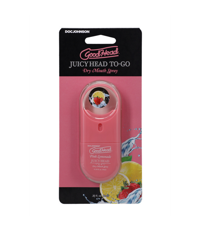 Doc Johnson GoodHead Juicy Head Lemonade Dry Mouth Spray - Sugar-Free Hydration