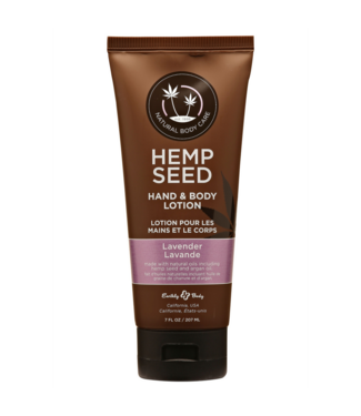 Earthly body Radiant Lavender Hand & Body Lotion with Hemp & Argan Oil