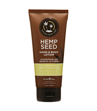 Earthly body Hydraterende Komkommer En Meloen Bodylotion Met Hennepzaad En Arganolie 207Ml