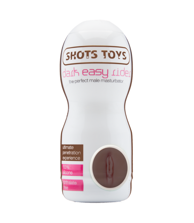 Shots Toys Realistische Dark Easy Rider Siliconen Masturbator Voor Intens Genot
