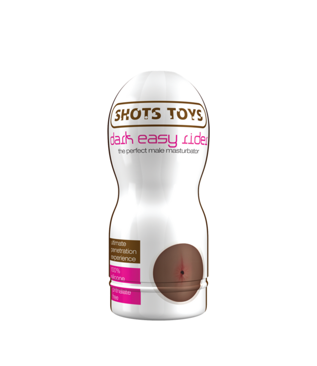 Shots Toys Ultra Realistisch Anaal Masturbator Van Zacht Siliconen – Dark Easy Rider
