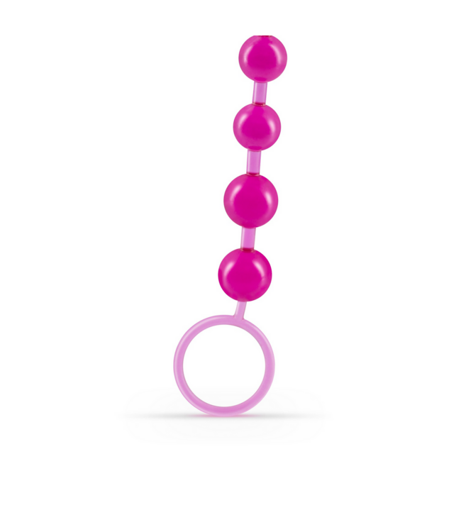 Crushious Flexibele Anale Kralenketting Roze 25,4 cm Veilig & Ftalaatvrij Met Crushious