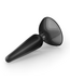 Crushious Jolly Beginner's Anal Plug with Suction Cup – 9 cm, Black