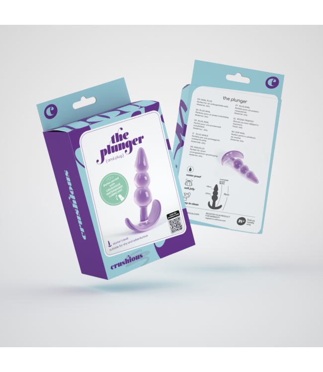 Crushious Der Plunger Analplug Lila – Flexibel, bequem & ideal für alle Nutzer