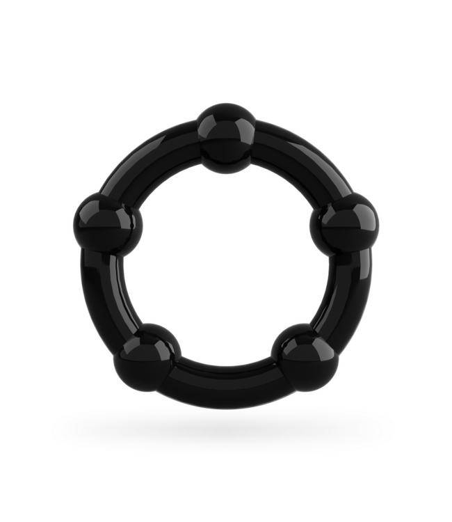 Crushious Crushious Elastische Triple Ring Set Met Stimulerende Bubbels – Zwart