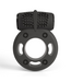 Crushious Booster Adjustable Black Vibrating Cockring - Powerful & Stimulant