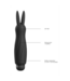 Luminous by Shots Luminous Siliconen Rabbit Bullet Vibrator Met 10 Snelheden En Compact Design