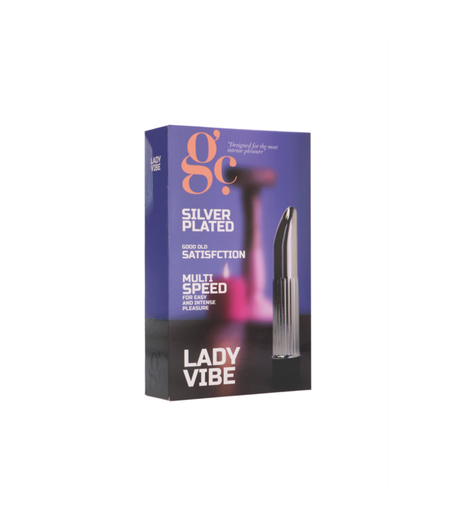 GC Lady Vibe Chrome Silver Vibrator - Compact, Multi-Speed Pleasure