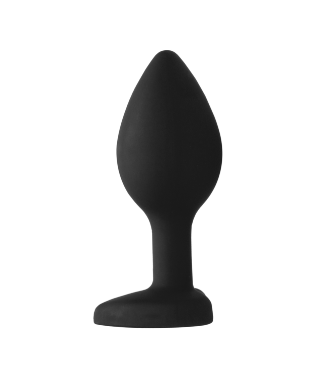 Ouch! Butt Plug Met Diamanten Basis 7,3 cm – Comfortabel Met Flexibele Nek