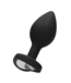 Ouch! Elegante Butt Plug Met Flexibele Nek En Diamant 8 cm - Ouch!