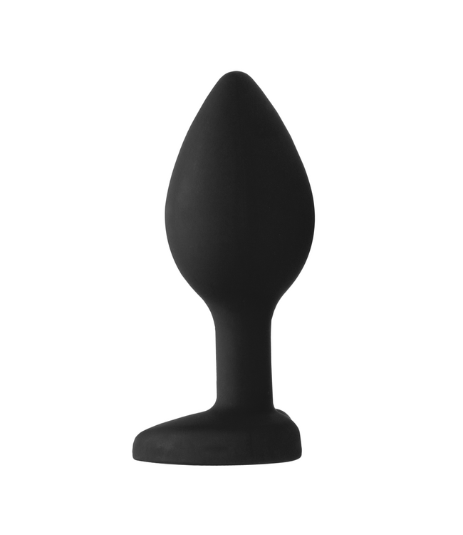 Ouch! Elegante Butt Plug Met Flexibele Nek En Diamant 8 cm - Ouch!