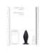 Ouch! Edgy Analplug 11,4 cm – Seidig-weiches Silikon für intensives Vergnügen