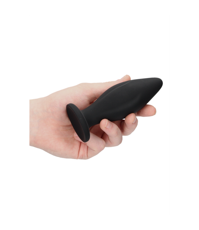 Ouch! Siliconen Anale Plug Met Zuignap 11,4 cm Voor Comfort En Stimulatie