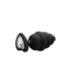 Ouch! Siliconen Buttplug Met Geribbelde Textuur En Diamanten Hartvorm – 8 cm