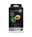 Ouch! Luxury Gold & Emerald Green Round Gemstone Butt Plug - 6.9 cm