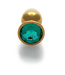 Ouch! Luxuriöser Gold & Smaragdgrüner Edelstein-Buttplug 6,9 cm