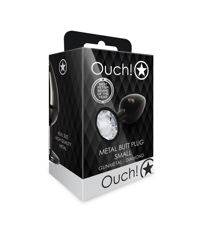 Ouch! Luxuriöser Edelstein-Analplug 6,9 cm – Perfekt für sinnlichen Genuss