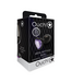 Ouch! Aluminium Hartvormige Buttplug Met Juweel Basis 6,9 cm Paars