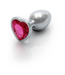 Ouch! Eleganter Herz-Edelstein-Analplug 6,9 cm – Luxuriöser Komfort und Stil