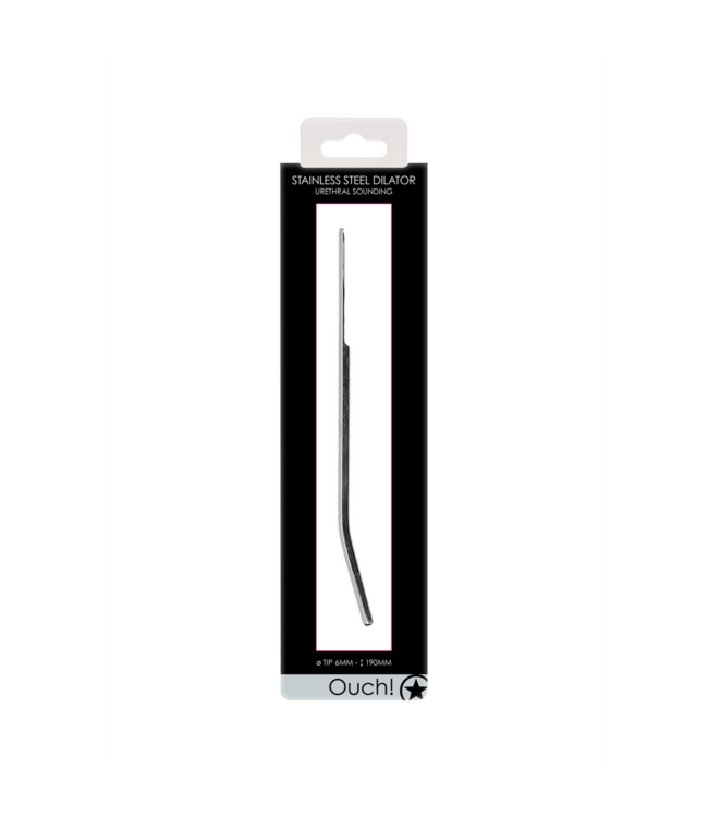 Ouch! Roestvrijstalen Urethral Sounding Dilator 0,6 cm Veilig Gebruik