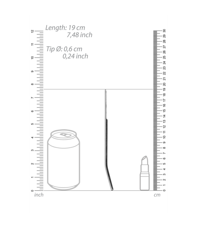 Ouch! Edelstahl-Urethral-Dilatator 0,2/6 mm | Intensive & sichere Stimulation