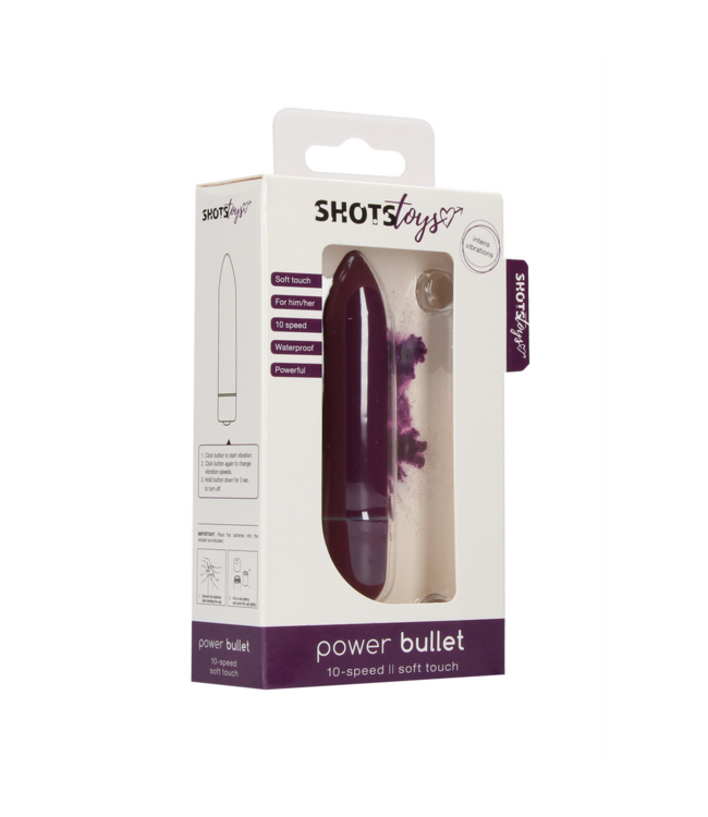 Shots Toys Powerful Mini Clitoral Bullet - 10 Waterproof Vibrations for All