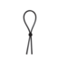 Shots Toys Adjustable Black Silicone Erection Booster Cock Ring for Long-Lasting Pleasure