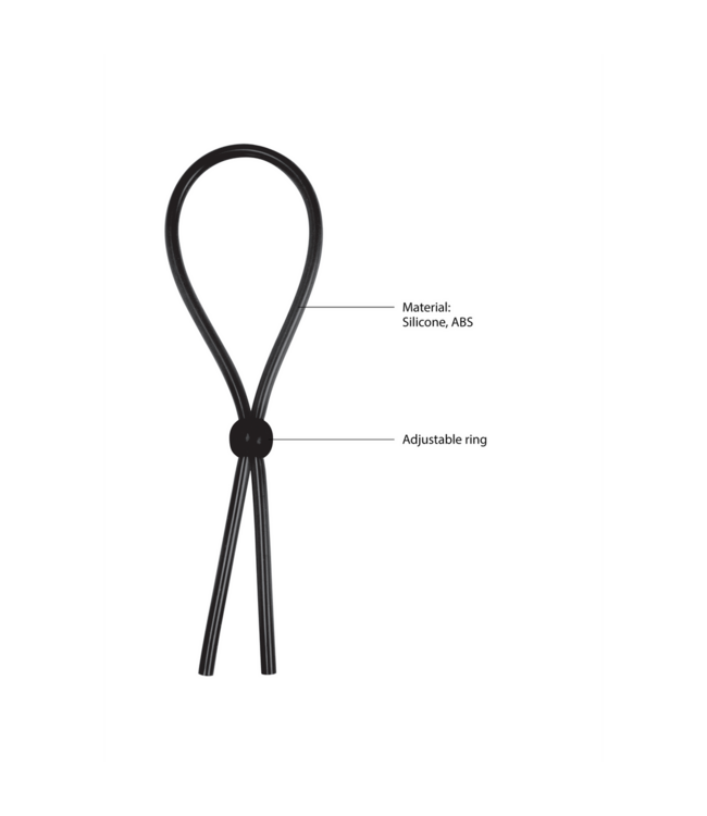 Shots Toys Verstellbarer Cockring aus Silikon – Stark & Komfortabel für Erektionen