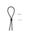 Shots Toys Adjustable Black Silicone Erection Booster Cock Ring for Long-Lasting Pleasure