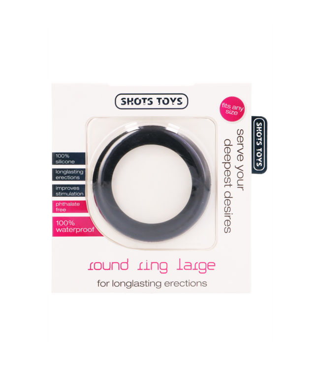 Shots Toys Siliconen Cockring Groot Voor Versterkte En Langdurige Erecties Met Condoomgebruik