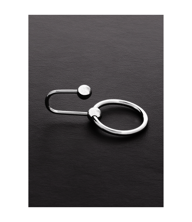 Steel by Shots Full Stop C-Ring: Steel Glans Ring for Enhanced Pleasure & Control