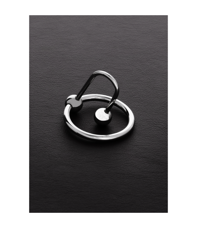 Steel by Shots Sperma-Stopp-Ring C-Ring 1,2/30 mm – Intensives Erlebnis mit Haken
