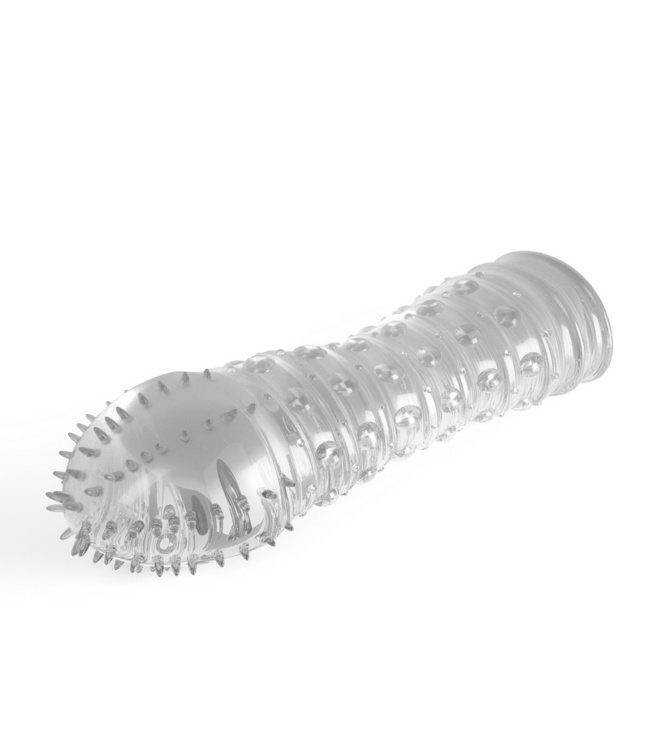 Crushious Gepunktete Penishülle Transparent – Für mehr Größe und Stimulation