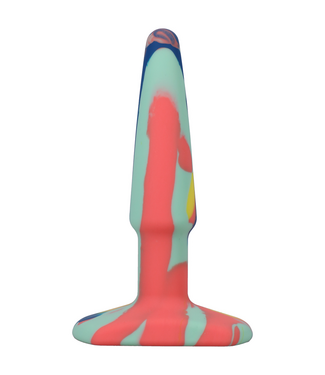 Doc Johnson A-Play Groovy 10 cm Silicone Anal Plug – Colorful Comfort & Fun
