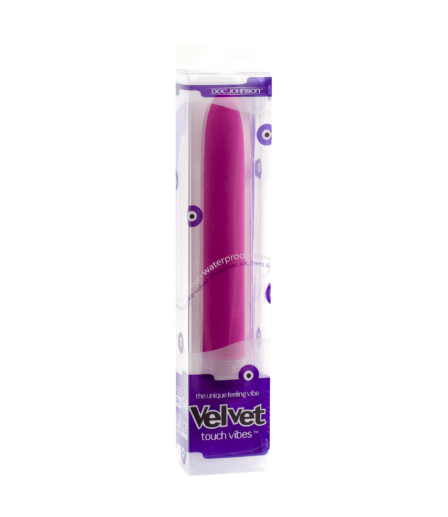 Doc Johnson Doc Johnson Velvet Touch Vibe Paars - Waterdichte Multi-Speed Vibrator