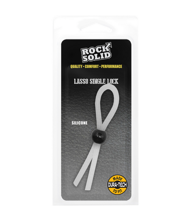 Doc Johnson Doc Johnson DuraTech Adjustable Silicone Penis Ring Met Secur-Lok Systeem