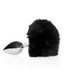 Ouch! Light-Up Rabbit Tail with Metal Butt Plug - Comfort & Fun! 9.3 cm