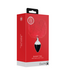 Ouch! LED Verlichte Metalen Buttplug Met Pluizige Vossenstaart 9,3 cm