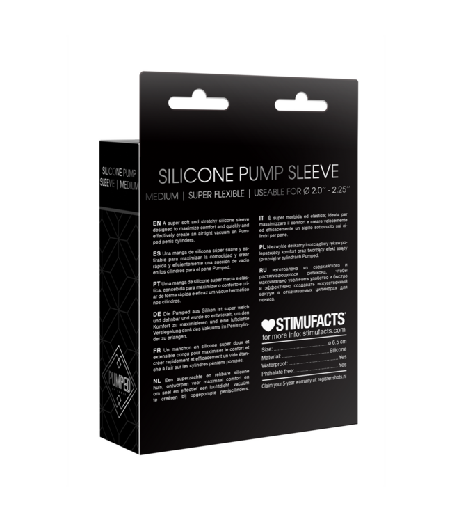 Pumped Silikon-Pumpmanschette Medium – Superweiche Hülle für Vakuumkomfort