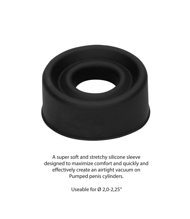 Pumped Siliconen Vacuümhuls Voor Peniscilinder Medium – Comfortabele Pompaccessoire