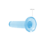 RealRock RealRock Crystal Clear Dildo 13,5 cm Blauw TPE Met Zuignap & Harnasoptie