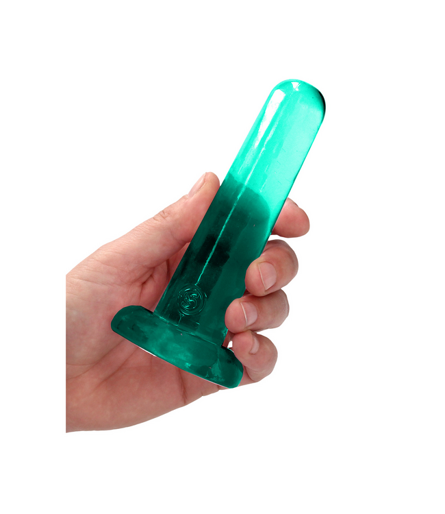 RealRock Crystal Clear Non-Realistic Dildo 13.5cm with Suction Cup - RealRock