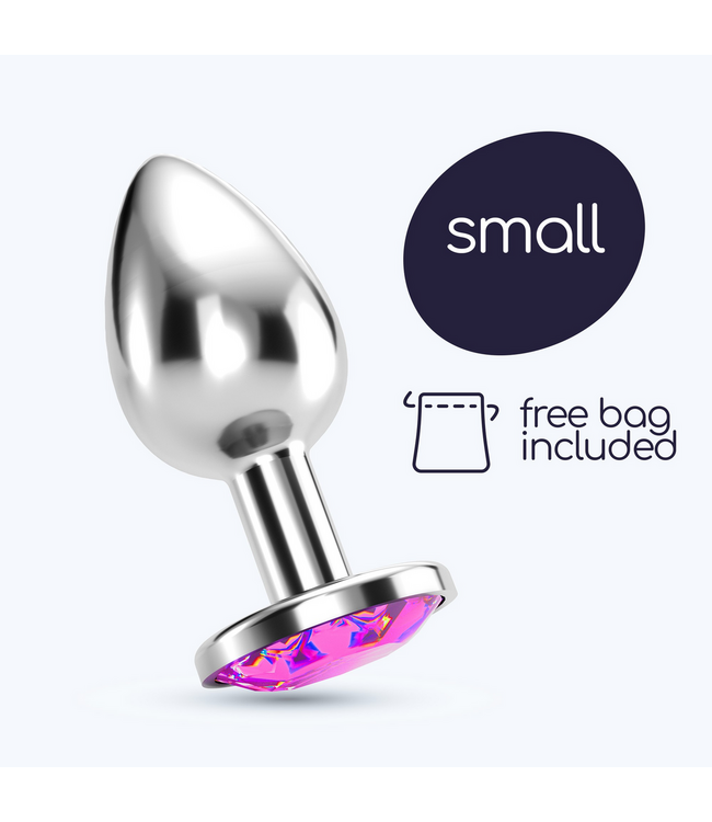 Crushious Crushious Roze Metalen Anale Plug 6 cm Voor Temperatuurspel En Stimulatie