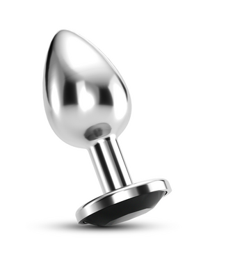 Crushious Crushious Metalen Anale Plug 6 cm Zwart – Stijlvolle Luxe Bijoux